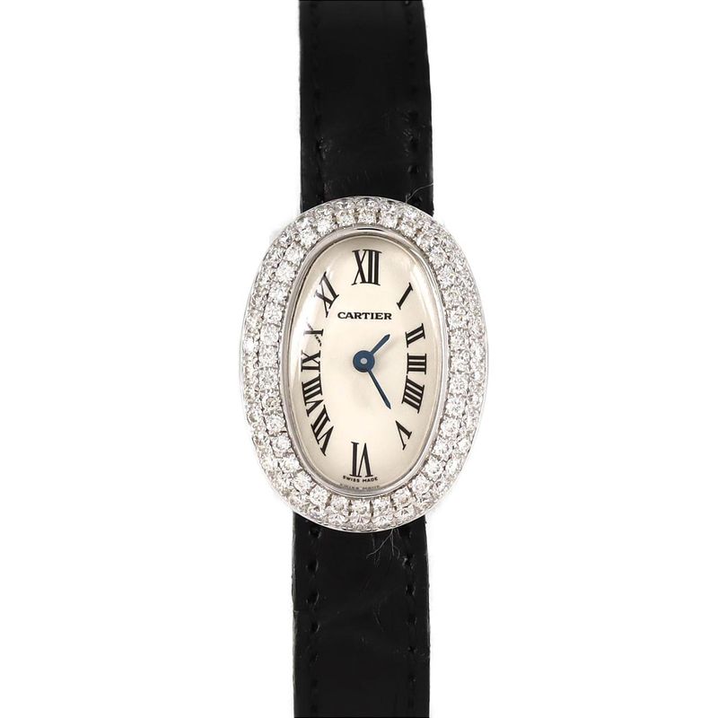 Cartier Mini Baignoire WG 2D Wb509531 WG Quartz