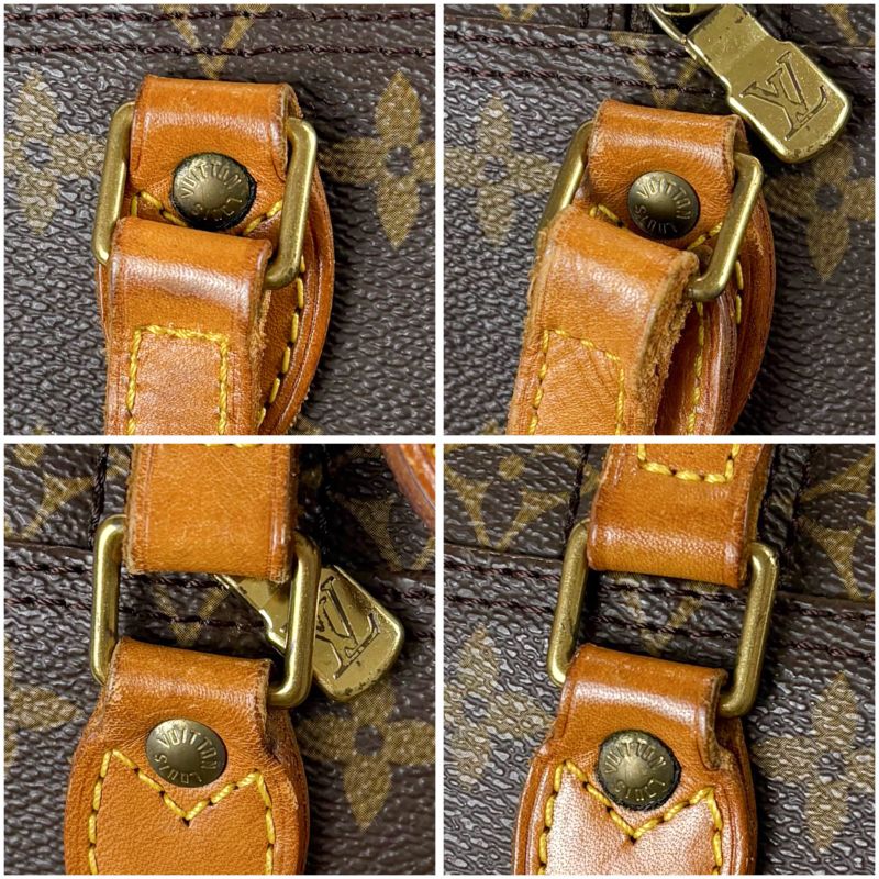 Louis Vuitton Shoulder Bag Blois Monogram Leather Brown Pochette M51221