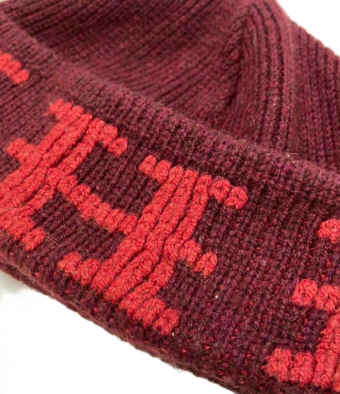 Hermes Knit Hat 100% Cashmere Ladies Men SIZE ME Hermes