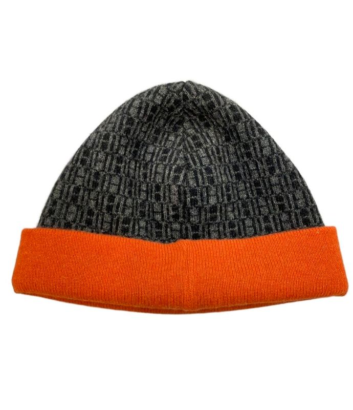 Hermes Knit Hat 100% Cashmere Ladies Men SIZE ME Hermes