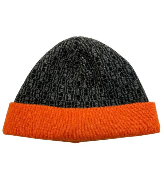 Hermes Knit Hat 100% Cashmere Ladies Men SIZE ME Hermes