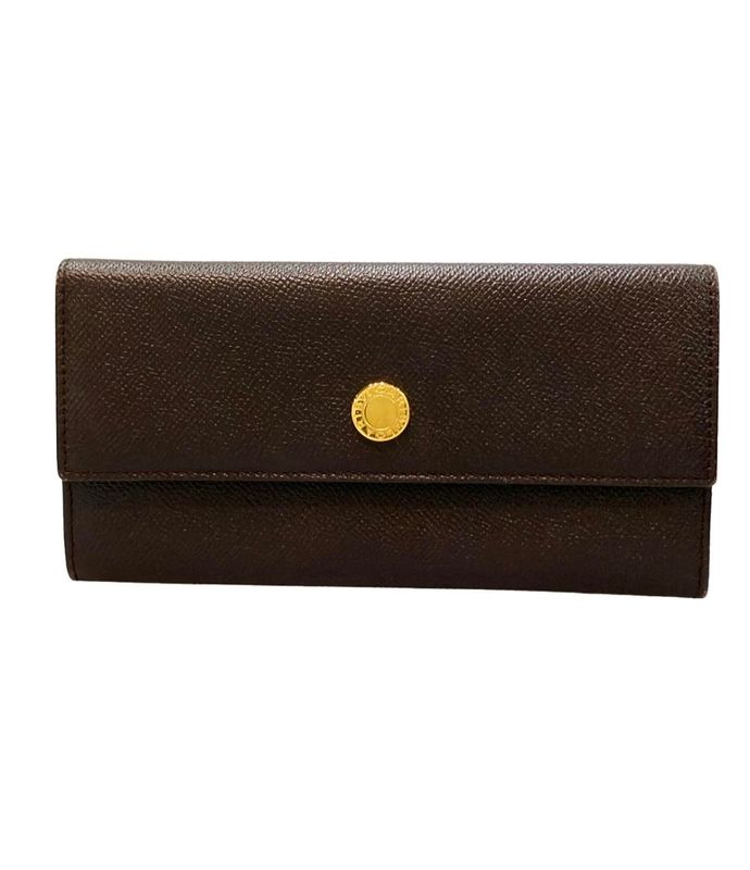 Bulgari Long Wallet Women Men Bvlgari