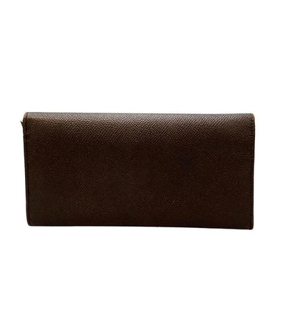 Bulgari Long Wallet Women Men Bvlgari