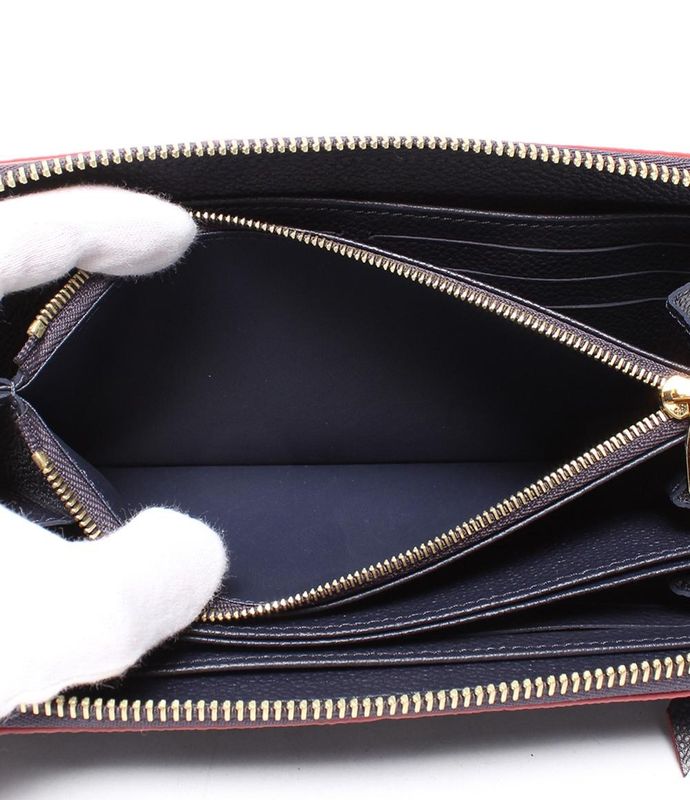 Louis Vuitton Round Zipper Long Wallet Zippy Wallet Monogram Empreinte M62121