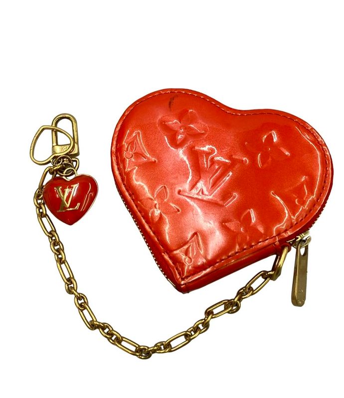 Louis Vuitton Coin Case Vernis Portmonnaie Coeur M93658 Ladies Louis Vuitton