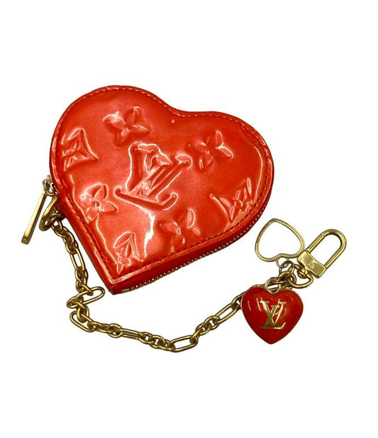 Louis Vuitton Coin Case Vernis Portmonnaie Coeur M93658 Ladies Louis Vuitton