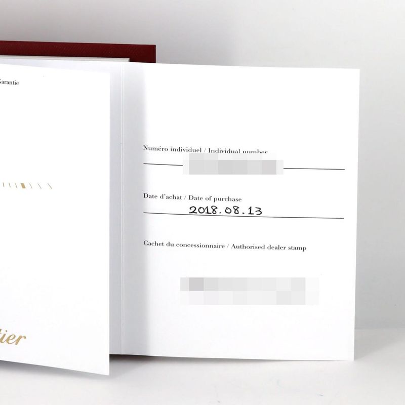 Cartier Calibre De Cartier LM PG Combination W7100051 Ssxpg Automatic