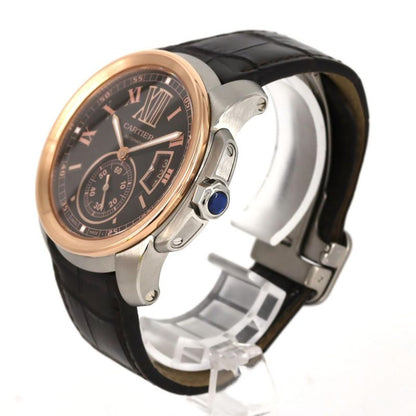 Cartier Calibre De Cartier LM PG Combination W7100051 Ssxpg Automatic