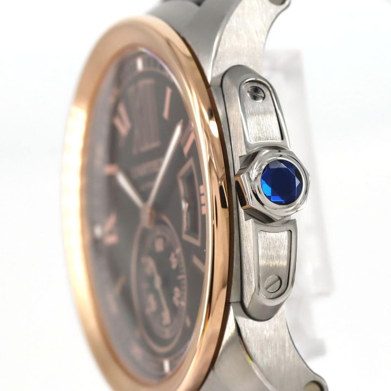 Cartier Calibre De Cartier LM PG Combination W7100051 Ssxpg Automatic