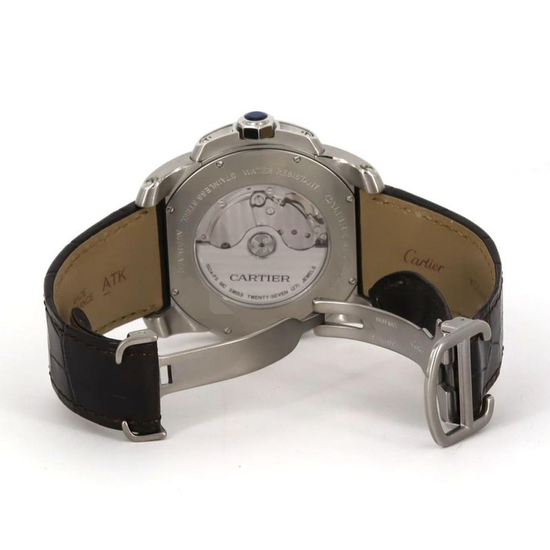 Cartier Calibre De Cartier LM PG Combination W7100051 Ssxpg Automatic