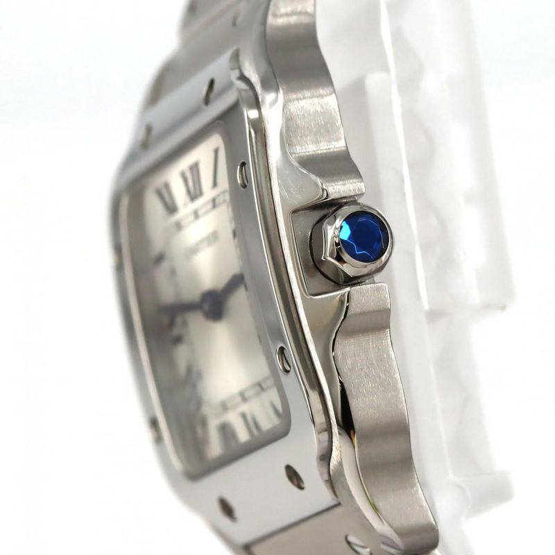 Cartier Santos De Cartier SM Wssa0082 SS Quartz