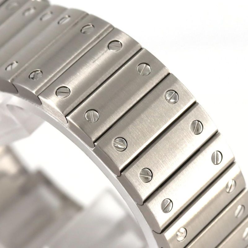 Cartier Santos De Cartier SM Wssa0082 SS Quartz