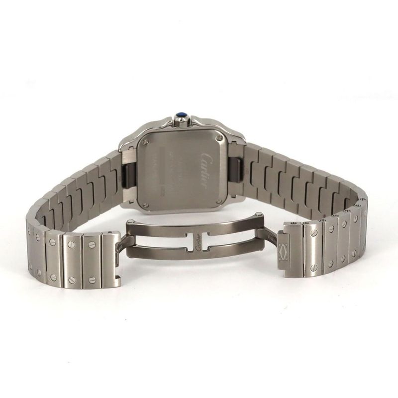 Cartier Santos De Cartier SM Wssa0082 SS Quartz