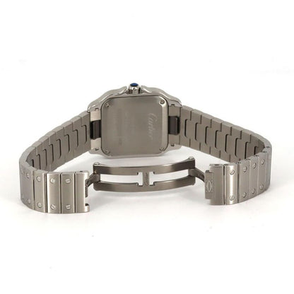 Cartier Santos De Cartier SM Wssa0082 SS Quartz