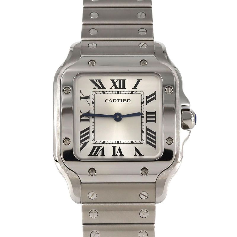 Cartier Santos De Cartier SM Wssa0082 SS Quartz