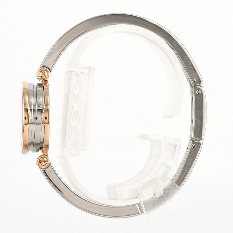 Bulgari B-zero1 PG Combination 12P M Size Bzp23sg Bz23wsgs 12M Ssxpg Quartz