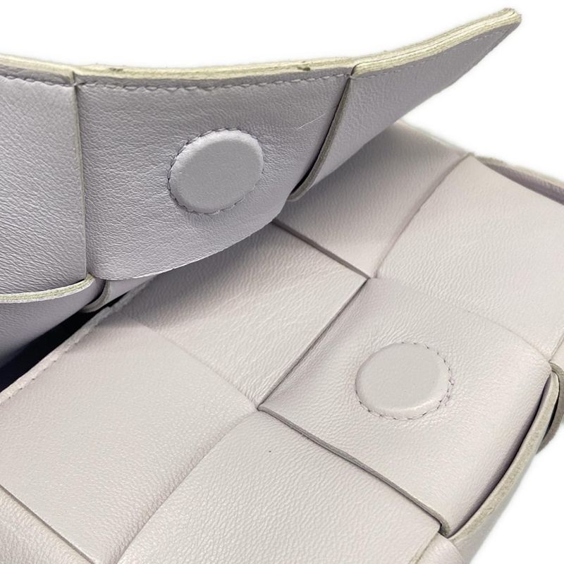 Bottega Veneta Shoulder Bag Candy Cassette Maxi Intrecciato Light Purple Mini