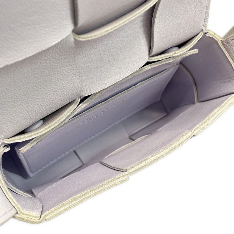Bottega Veneta Shoulder Bag Candy Cassette Maxi Intrecciato Light Purple Mini