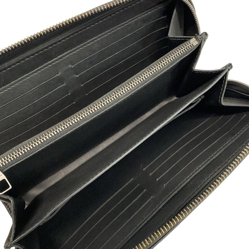 Louis Vuitton Damier Infini Zippy XL Long Wallet N61254 Onyx Leather