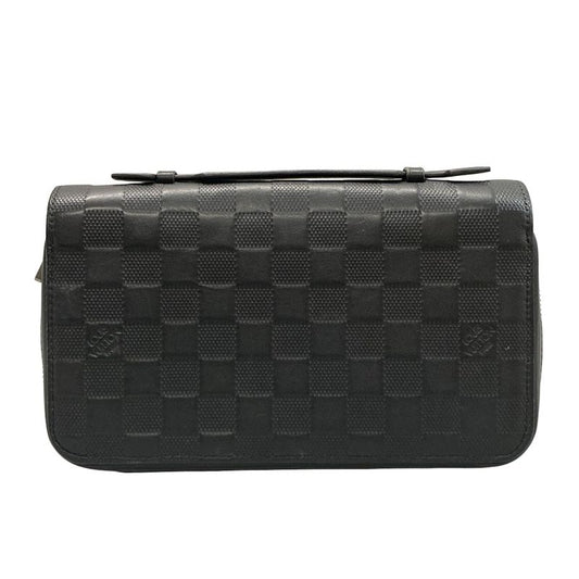 Louis Vuitton Damier Infini Zippy XL Long Wallet N61254 Onyx Leather