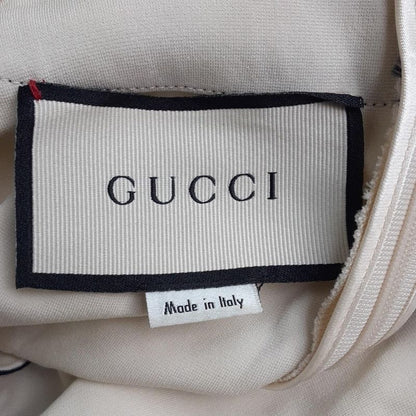 Gucci Dress Women's Excellent Condition Sherry 501485 Ivory X Navy X Red S