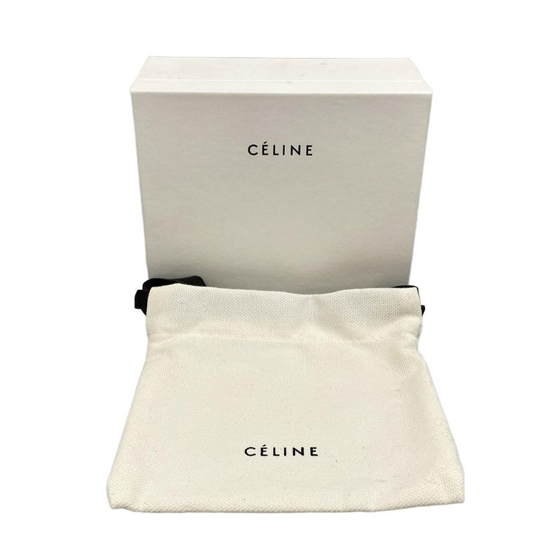Celine Trifold Wallet Small Folded Multifunction 104903afe.38no Black and
