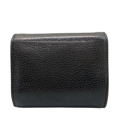 Celine Trifold Wallet Small Folded Multifunction 104903afe.38no Black and