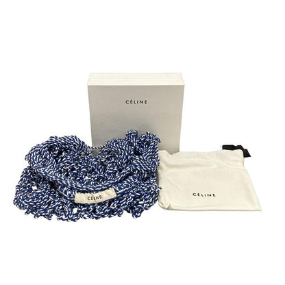 Celine Card Case 107813afe.38no Black and Yellow Bicolor Leather