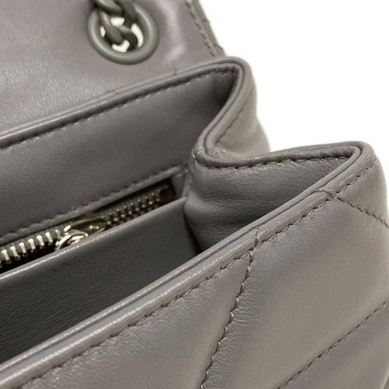 Prada Shoulder Bag Spectrum 1bd232 Grey Chain Shoulder Matte 2way Quilted