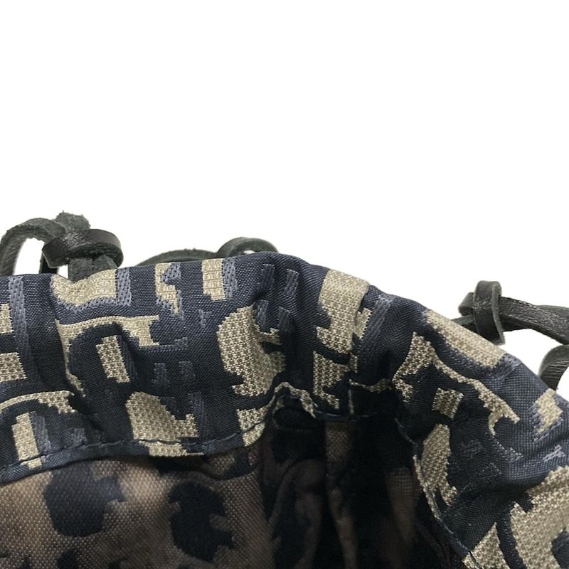 Dior Christian Dior Tote Bag Excellent Condition Oblique M1273civv Beige X Navy