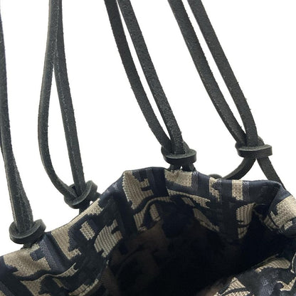 Dior Christian Dior Tote Bag Excellent Condition Oblique M1273civv Beige X Navy