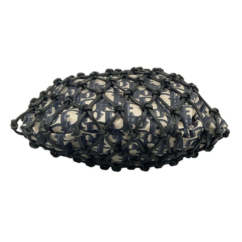 Dior Christian Dior Tote Bag Excellent Condition Oblique M1273civv Beige X Navy