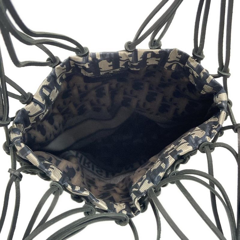 Dior Christian Dior Tote Bag Excellent Condition Oblique M1273civv Beige X Navy