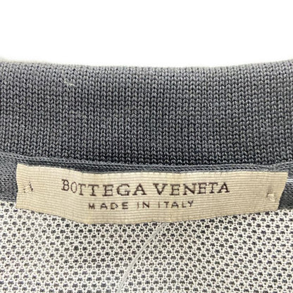 Bottega Veneta Short Sleeve Polo Shirt Size 46 L Women - Dark Grey and White