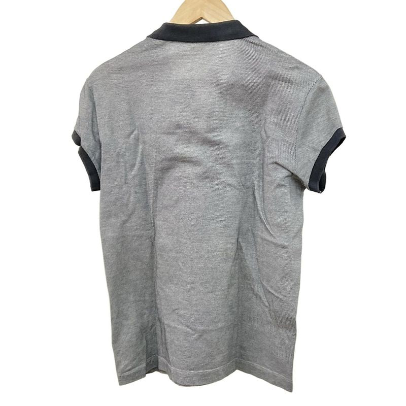 Bottega Veneta Short Sleeve Polo Shirt Size 46 L Women - Dark Grey and White