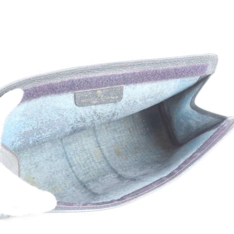 Old Gucci GG Supreme Sherry Line 89 01 002 Leather Second Bag Clutch Ladies RRE