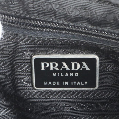 Prada Tessuto Nylon Triangle Logo Leather Backpack Sac Backpack Women RCE Db48-