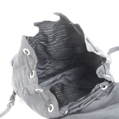 Prada Tessuto Nylon Triangle Logo Leather Backpack Sac Backpack Women RCE Db48-