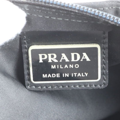 Prada Tessuto Nylon Triangle Logo Leather Shoulder Bag Crossbody Messenger