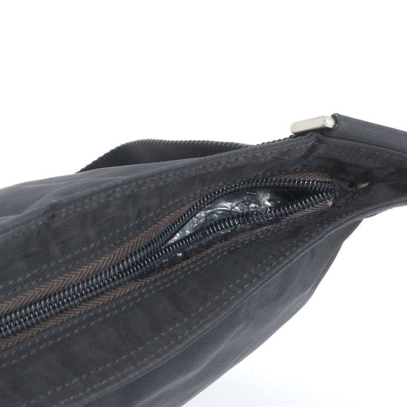 Prada Tessuto Nylon Triangle Logo Leather Shoulder Bag Crossbody Messenger