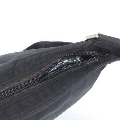 Prada Tessuto Nylon Triangle Logo Leather Shoulder Bag Crossbody Messenger