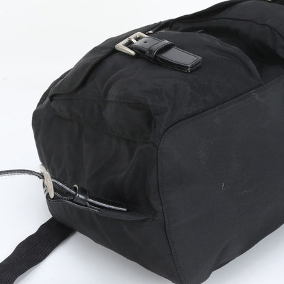 Prada Authenticity With Card Tessuto Nylon Triangle Logo Leather Backpack Sac