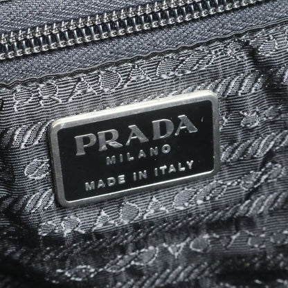 Prada Authenticity With Card Tessuto Nylon Triangle Logo Leather Backpack Sac
