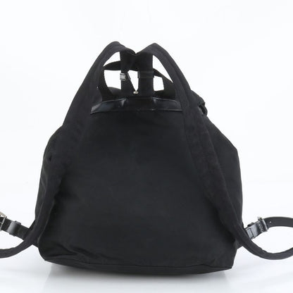 Prada Authenticity With Card Tessuto Nylon Triangle Logo Leather Backpack Sac
