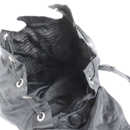 Prada Authenticity With Card Tessuto Nylon Triangle Logo B2811 Leather Backpack