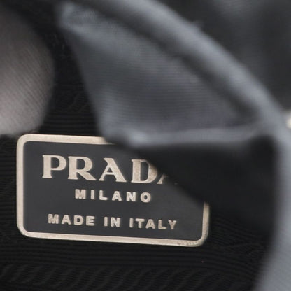 Prada Authenticity With Card Tessuto Nylon Triangle Logo B2811 Leather Backpack