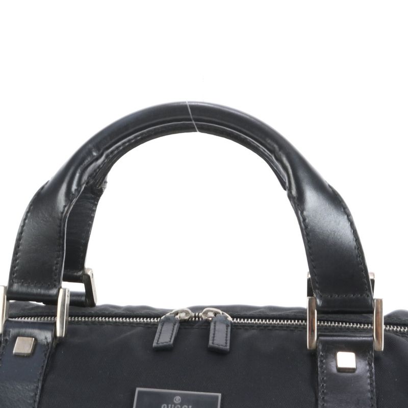 Gucci Leather 2WAY Boston Bag Crossbody Shoulder 012-0399 Business Travel Tote