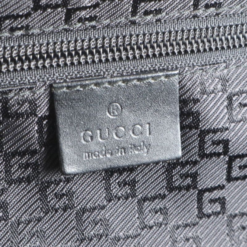 Gucci Leather 2WAY Boston Bag Crossbody Shoulder 012-0399 Business Travel Tote