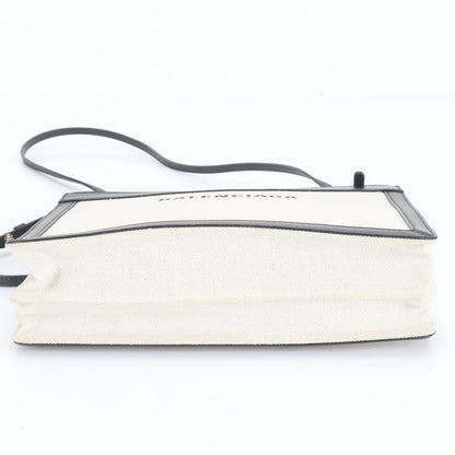 Balenciaga Navy Pochette Leather Shoulder Bag Crossbody Black Women's RCE Db48-7