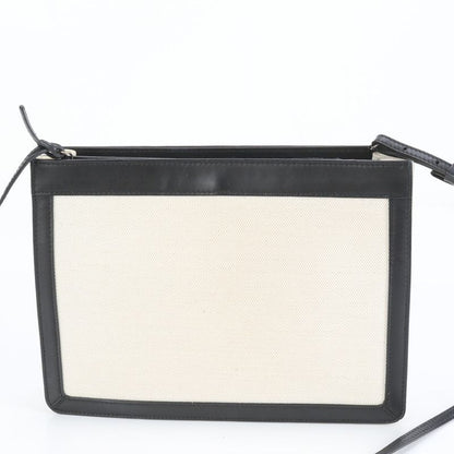 Balenciaga Navy Pochette Leather Shoulder Bag Crossbody Black Women's RCE Db48-7